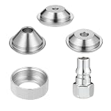 5 PCS Texture Sprayer Orifice Tip Set, Collar Drywall Wall P...