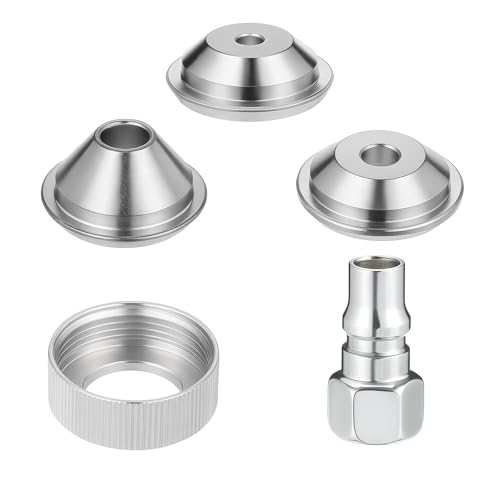 5 PCS Texture Sprayer Orifice Tip Set, Collar Drywall Wall