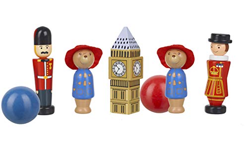 Orange Tree Toys Paddington Bär Holzkegel Bowling-Set