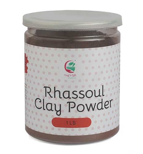 Rhassoul Clay for Hair & Face 1 LB | 100% Pure Rhassoul Clay...