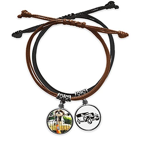 Bracelet animal de compagnie en cuir pour garder votre chien près de vous
