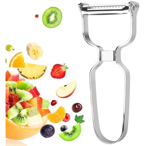 Vegetable Peeler Julienne Slicer, Stainless Steel Potato Peeler with Dual Blade,Y-shape Fruit Peeler for Fruit, Potatoes, Carrot, Cucumber Cover