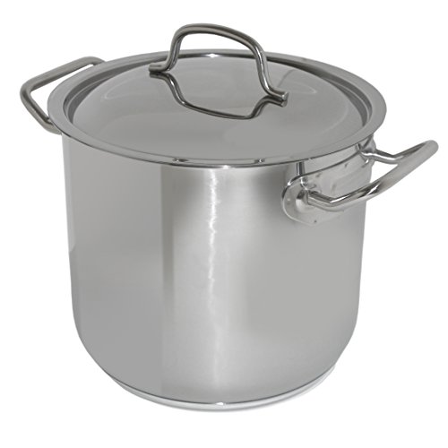 Baumalu 340647 - Pentola alta con coperchio, 9 L, diametro: 24 cm
