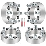 GDSMOTU 4pcs 2" Inch 6x5.5 to 6x5.5 Wheel Spacers Adapters 14x1.5 Studs 6x139.7 for 6 Lug 2000-2008