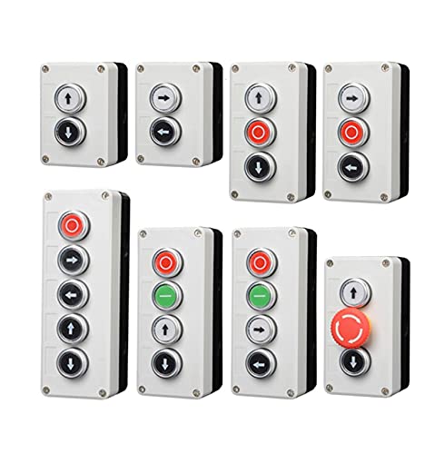 Interrupteur de haute qualité pour boîtier de commande industrielle avec arrêt d'urgence 4 trous