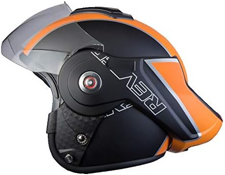 BHR Helmets 807Reverse - Casco Moto Unisex - Adulto, Arancio Opaco, XS :  Amazon.it: Auto e Moto