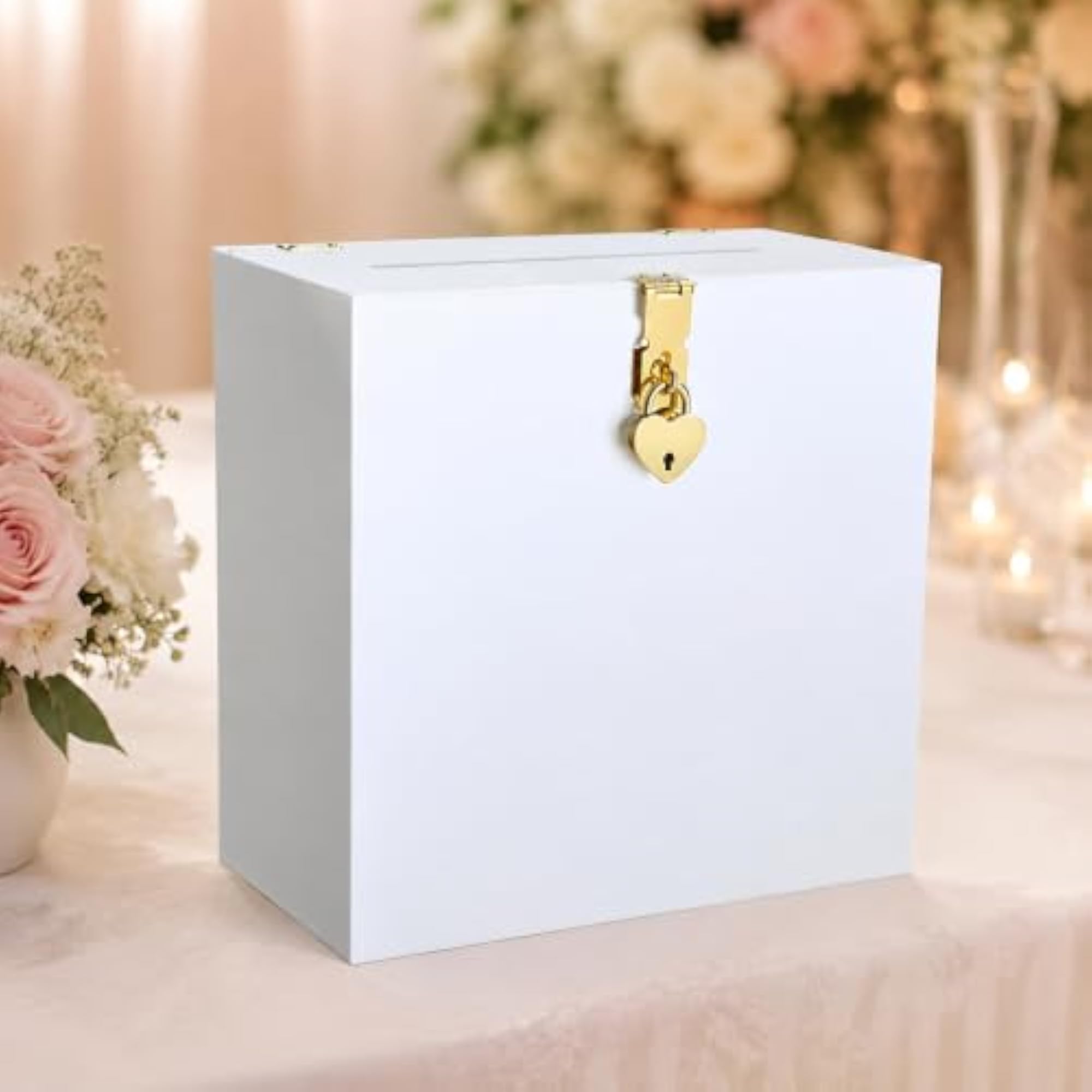 Acrylic Wedding Card Box, Decorative Container