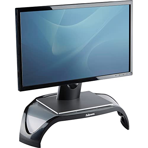 Fellowes - Smart Suites - Soporte Elevador para Monitor de Ordenador de sobremesa y portátil, Ajustable en Altura