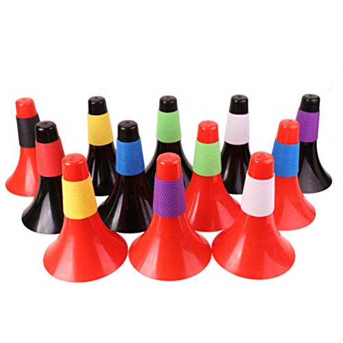 Conjunto de 3 peças de marcadores de cones de trânsito para jogos ao ar livre BESPORTBLE para skate