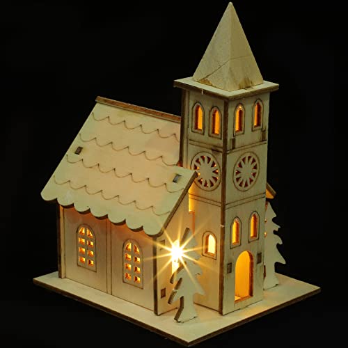 Toyvian-3pcs-Christmas-Led-Light-Wooden-House-with-Battery-Unfinished-Wooden-Christmas-Village-Mini-Houses-House-Landscape-Decors-for-Christmas-Table-Centerpieces-Holiday-Home-Decor Toyvian 3pcs Christmas Led Light Wooden House with Battery Unfinished Wooden Christmas Village Mini Houses House Landscape Decors for Christmas Table Centerpieces Holiday Home Decor