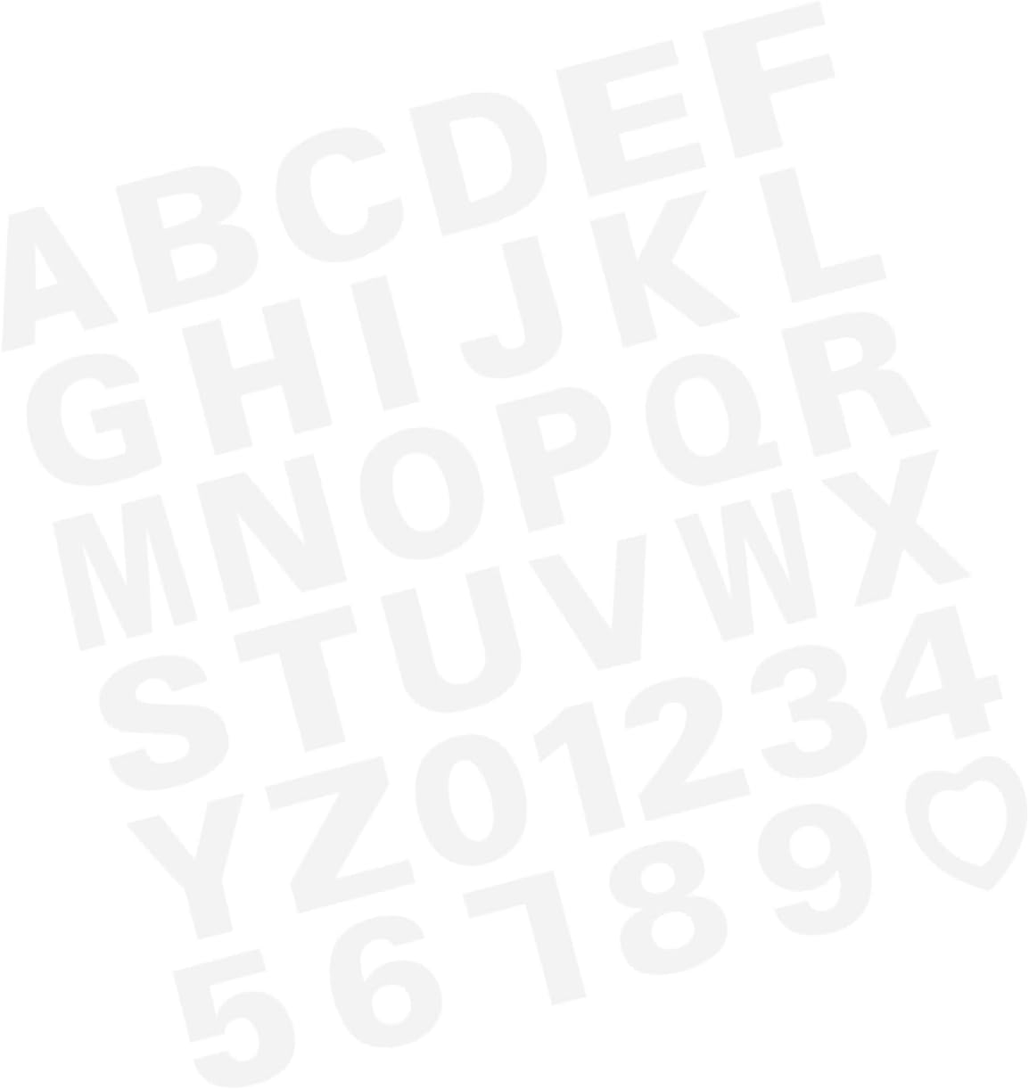 MAGICLULU 37pcs DIY Number and Letter Cake Templates Reusable Stencils for Creative Baking Heart Shaped Cake Molds Fun Decorating Supplies for Birthdays and Anniversaries