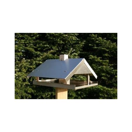 Vogelhaus Vogelvilla aus Edelstahl mit Veranda Made in Germany Amazon