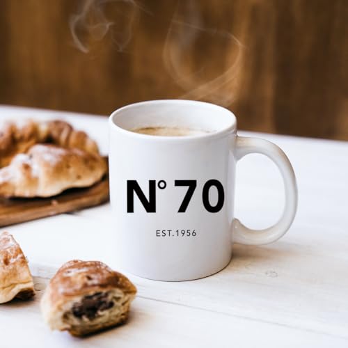 Taza para cumpleaños número 70 hombres y mujeres miniatura 5