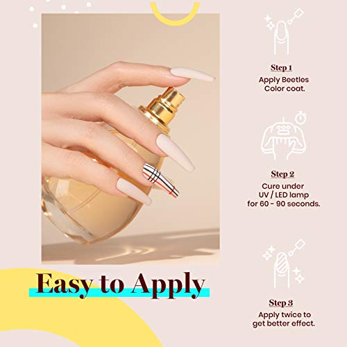 Beetles Stone Beige Gel Nail Polish #TOP3