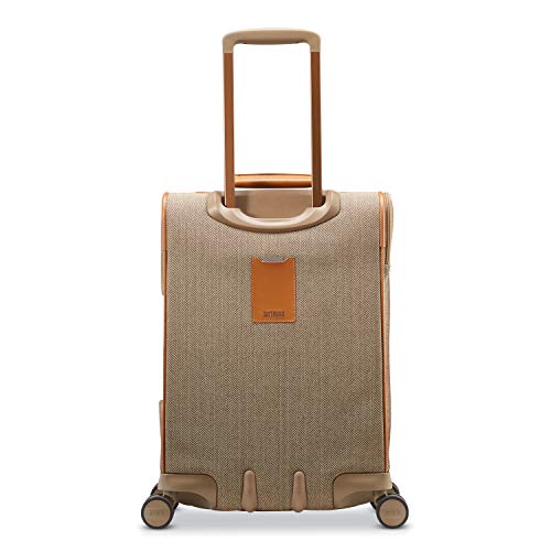 Hartmann Herringbone Deluxe Extended Journey Expandable Spinner, Terracotta, Carry-On 20-Inch