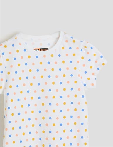 Image of Amazon Brand - Symbol Girls 100% Cotton Graphic Printed Half Sleeves Regular fit T-Shirt