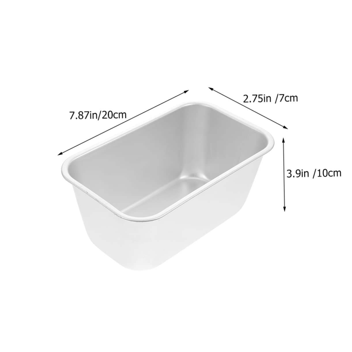 Cabilock Non-slip Large Loaf Pan Aluminum Baking Molds Toast Molds for Cake Bread Making