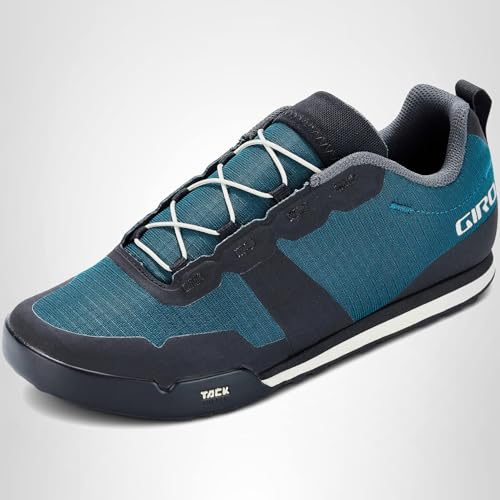 Giro Tracker Fastlace Women's Mountain Bike Shoe, Harbor Blue/Sandstone (2022), US 10.5 / EU 43