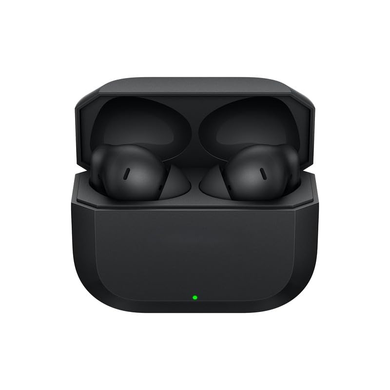 3r Earbuds for OnePlus Nord N30 5G Earbuds with Mic, 12.4mm Drivers, Playback:Upto 58hr case,4-Mic Design, IP55 Rating, TWS Ear Buds with mic(Black.SHT)