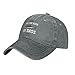 Haebfsl You-Can-Kiss-My-Bass Vintage Cotton Unisex Baseball Cap Low Profile Dad Hat Adjustable for Men and Women, Gray