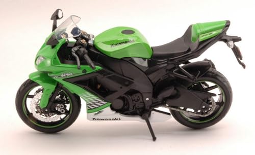  koenig-tom Modellino in Scala Compatibile con Kawasaki Ninja ZX-10 R 2010 Green 1:12