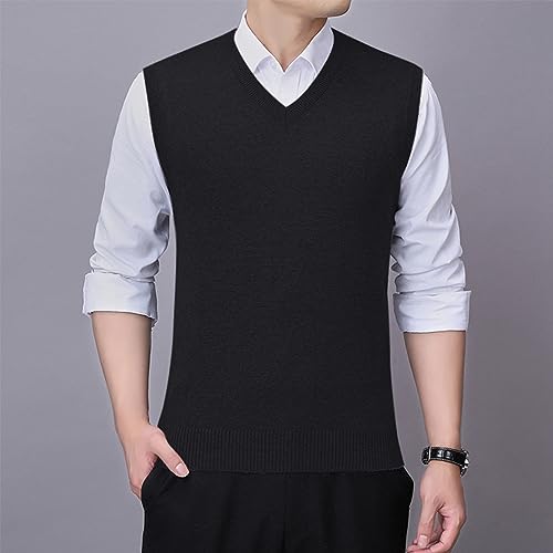 Chaleco mujer moda cardigan informal sin mangas hombre cuello V 2