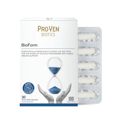 Pro-Ven Biotics ShapeLine Bioform | Supports a shapelier You | As seen in Daily Mail | 50 Billion CFU | Gut Health Supplement | 30 Capsules