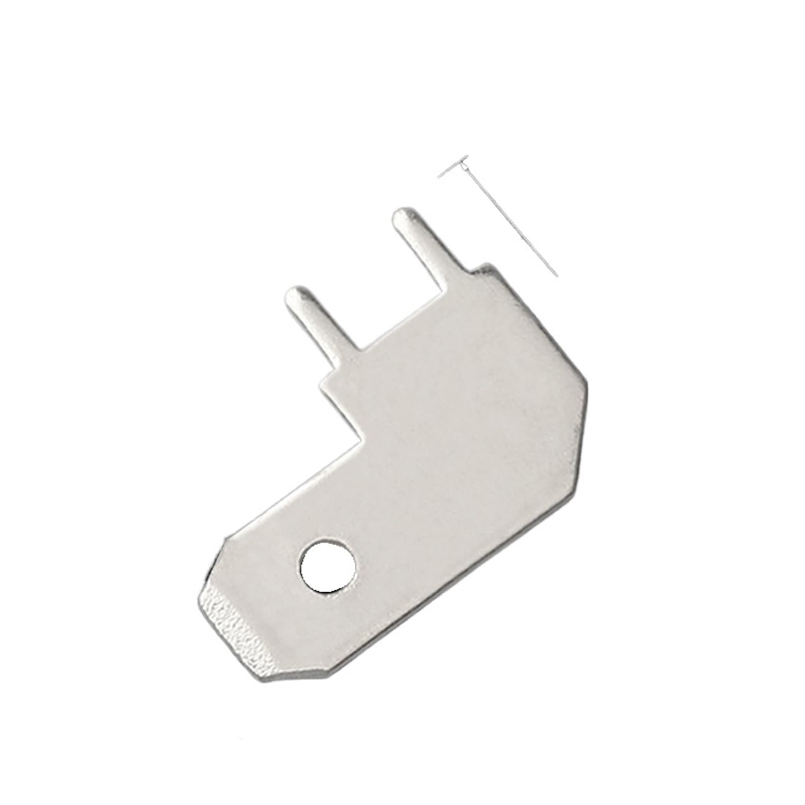 Placa de circuito terminal de soldadura PCB en latón estañado de 6,3 mm, 20 piezas