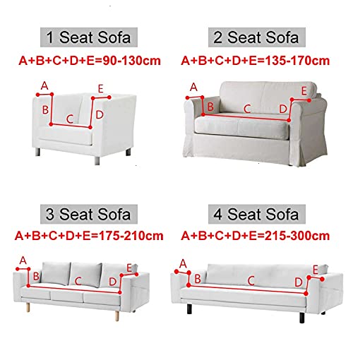 Revêtement de canapé pour salon élastique housse fauteuil complet