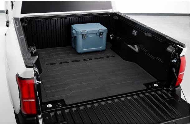 Toyota Tacoma Rubber Bed Mat, 6 Ft Long Bed, 2024+, Black