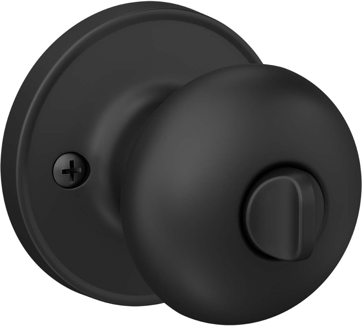 SCHLAGE J54STR622 J54-STR Stratus Single Cylinder Keyed Entry Door Knob Set with Round Rose from The J Series