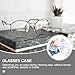 EXCEART Eyeglasses Cleaning Cloth 12 Pieces Microfiber Lens Wiping Cloth Reusable Soft Glasses Cleaner for Eyeglasses Phone Screens Tablets Laptops