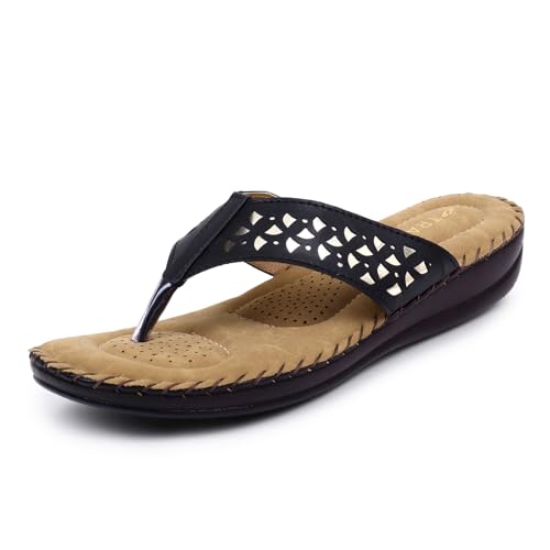 Image of TRASE Slippers for Women Stylish Flat | Comfortable Orthopedic Soft Chappals | Lightweight Ortho Footwear for Ladies