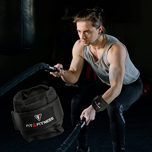 Image of FIT & FITNESS Wrist /Ankle Weights Pro Quality Adjustable Ankle /Wrist Weights for Running, Jogging, Cycling can be Used by Both Men and Women from 2 kg (1kg Each x 2 pc)
