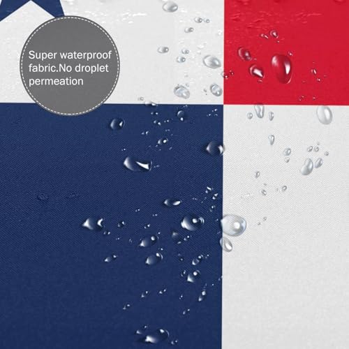 Rideau de douche polyester imprimé Panama avec 12 œillets - 7