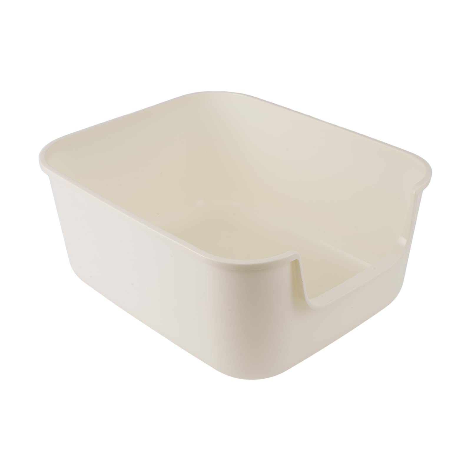 LoopTime Large Cat Litter Box with High Sides,Cat Boxes for Indoor Cats,Cat Litter Pan for Kitty,Litter Box with Low Entry,Easy to Clean,