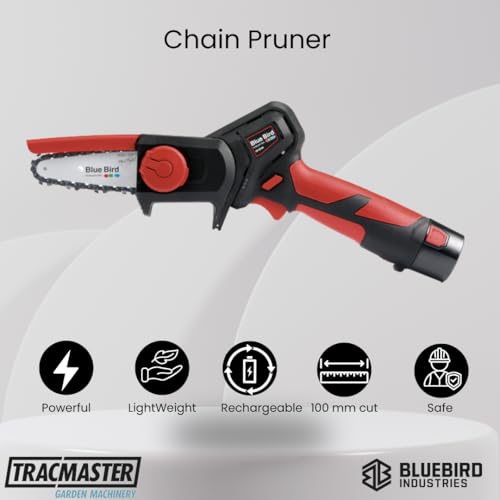 Blue Bird Kit Potatura Forbice Ps 23-25 Faster Seghetto Cs 22-04 Con 3 Batterie - 2