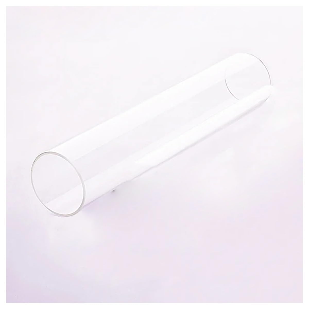 Sprzęt i wyposażenie laboratoryjne, 1 sztuka, szklana rurka, średnica zewnętrzna 50 mm, grubość 2 mm/4 mm, długość 200 mm/250 mm/300 mm (O.D.50x4x200mm)