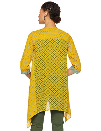 Image of global desi Women's Cotton Floral Regular Shirt