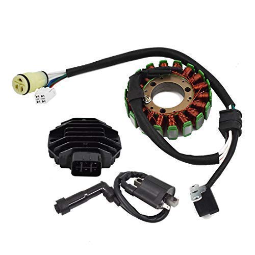 WFLNHB Stator Regulator Rectifier Ignition Coil Fit for Yamaha Raptor 660R YFM660R YFM660RSE 2001-2005