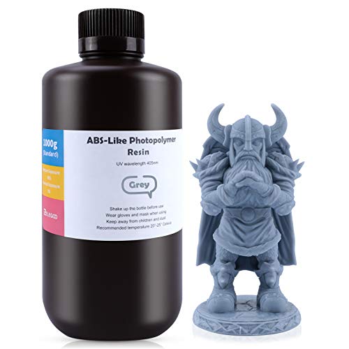 ELEGOO RÃ©sine ABS Like pour Impression 3D LCD UV 405nm RÃ©sine PhotopolymÃ¨re, Gris 1000G