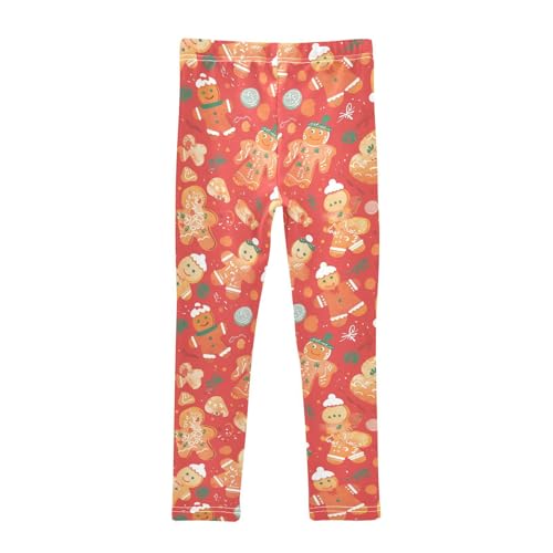 KLL Gingerbread Cookies Toddler Baby Girl Leggings Soft Full Length Lounge Pants Gym2