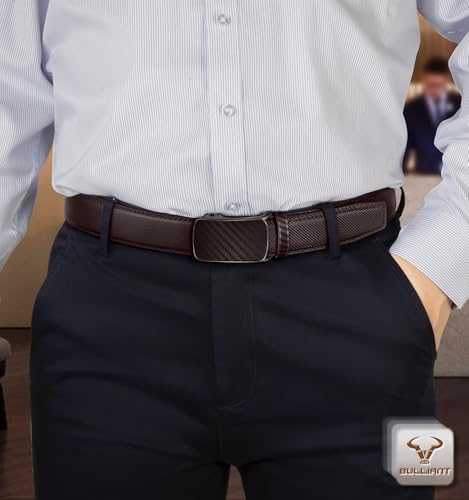 Image of BULLIANT Men's Ratchet Belt Nontrimmable-Click Belt Adjustable for Men Gift Lightweight 1 3 /8 inch