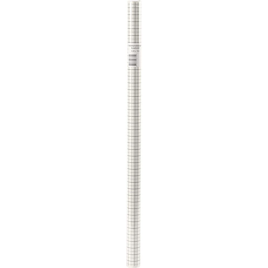 Papier Patron quadrillé, l: 80 cm, 15m [HOB20706]