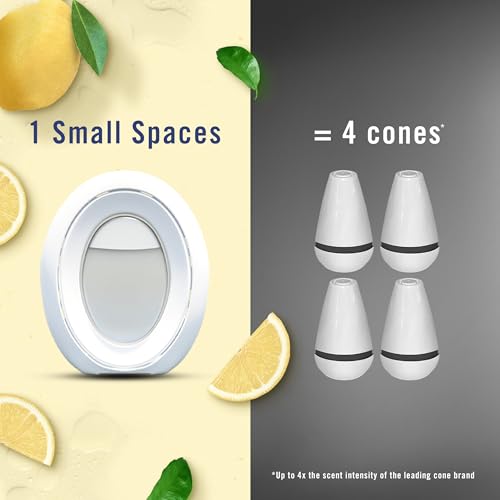 Image of Febreze Small Spaces Air Freshener, Odor-Fighting, Plug In Alternative, Air Fresheners for Home and Bathroom and Kitchen, Closet Air Fresheners, Kitchen Odor Fighter Scent, 4 Count