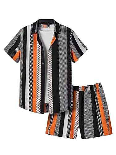 Leriya Fashion Unisex Night Dress || Multi Printed Soft Rayon Night Suit for Adults || Beach Wear Short Pajama Set || Loungewear & Sleepwear Nightdress || Night Suit for Men & Women
