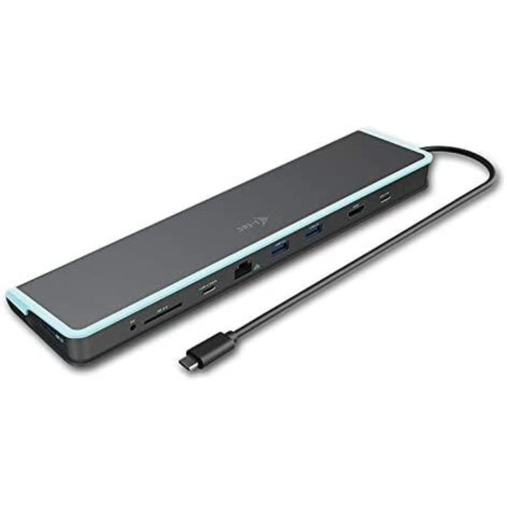 Base de conexión USB-C 4K HDMI Thunderbolt 3 Hub Multipuerto Gigabit LAN SD 6