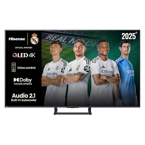 Hisense 65A7Q - QLED Smart TV, Dolby Vision & Atmos, Subwoofer Integrado, Modo Juego 60 Hz, Bluetooth & HDMI 2.1, Compartir en el Televisor, Alexa Built-in & VIDAA Voice