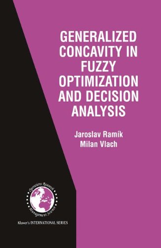 Generalized Concavity in Fuzzy Optimization and Decision Analysis (International Series in Operations Research & Management Science)
