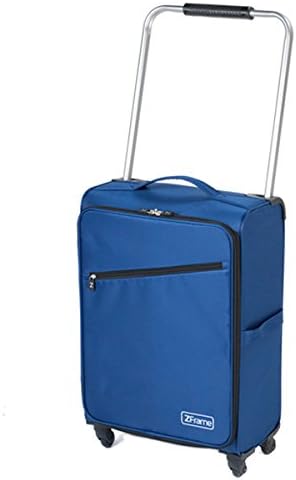 ZFrame SH22283722NATESMIL 22" Twilight Blue Super Lightweight Suitcase with 10 Year Warranty